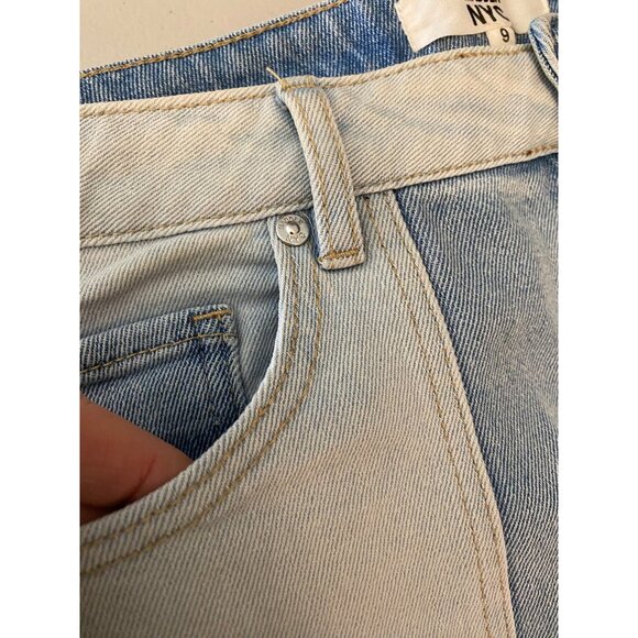 2 pairs Shorts Boho Style Embroidered & Two-Tone Denim Womens Size 9 - Picture 14 of 16